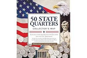 50 State Quarters Map for Collectors