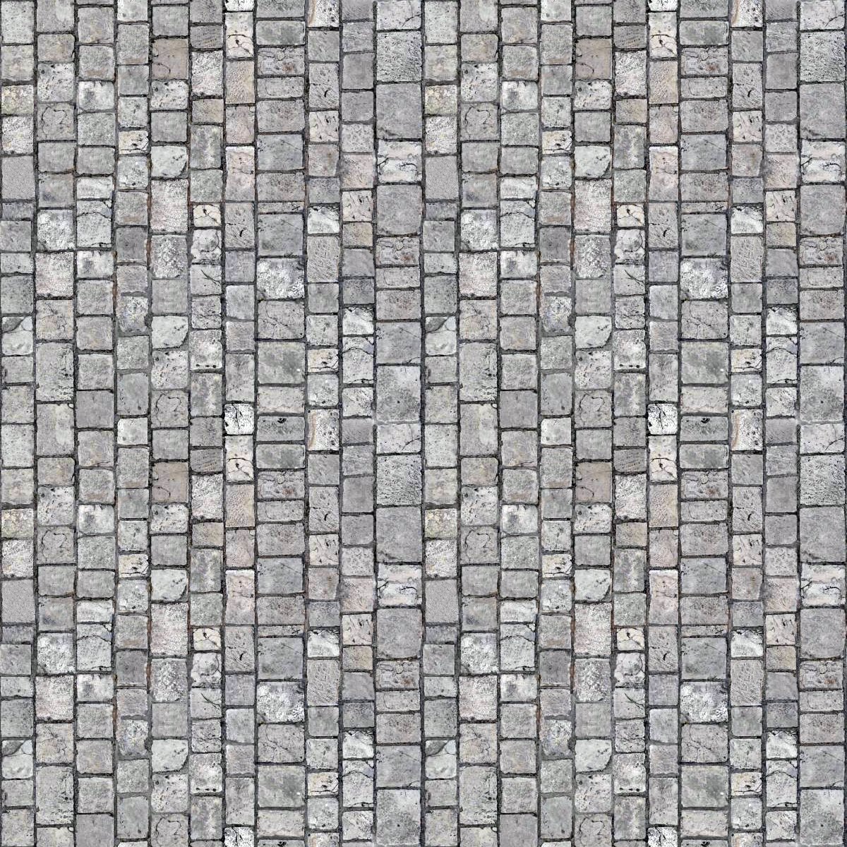 MyTinyWorld Pack of 5 Dolls House Miniature Bright Used Grey Granite Cobblestones Paper