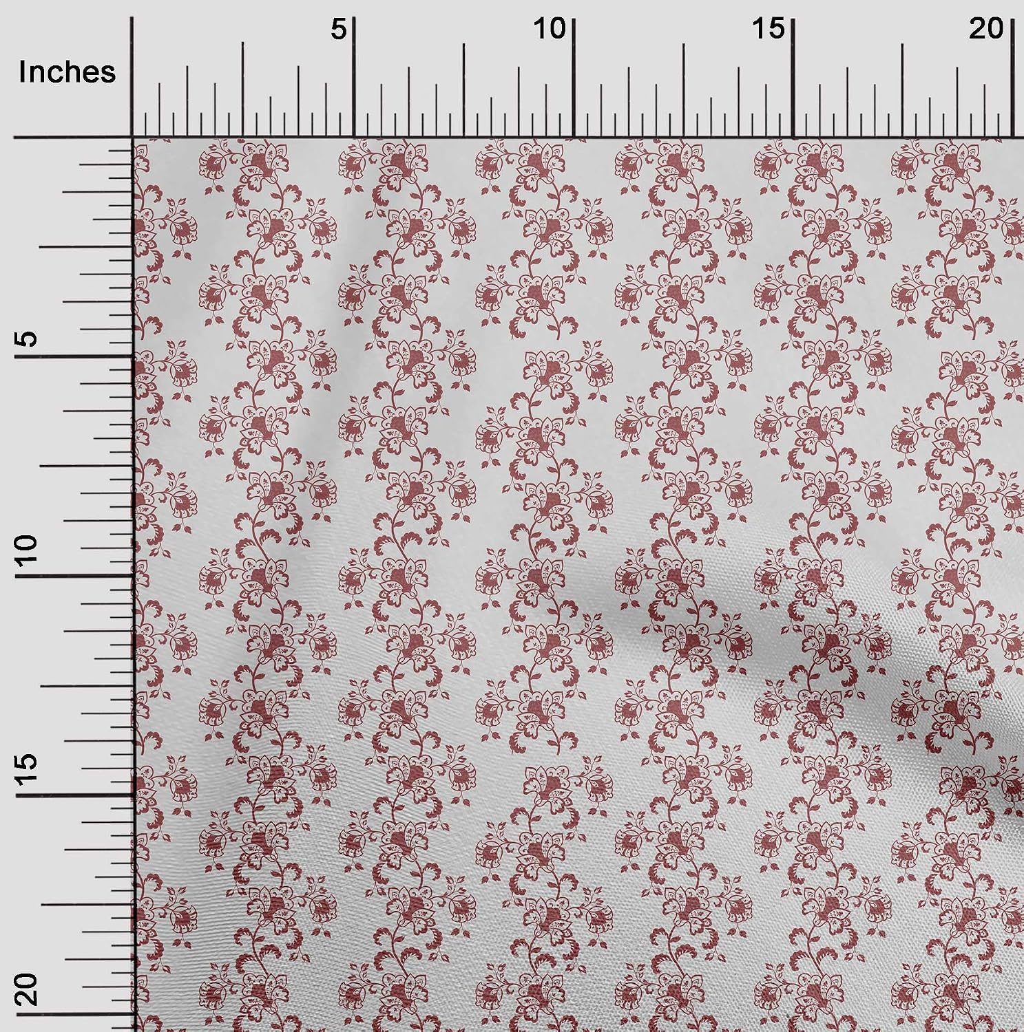 oneOone Cotton Flex Light Pale Pink Fabric Asian Block DIY Clothing Quilting Fabric Print Fabric By Yard 40 Inch Wide