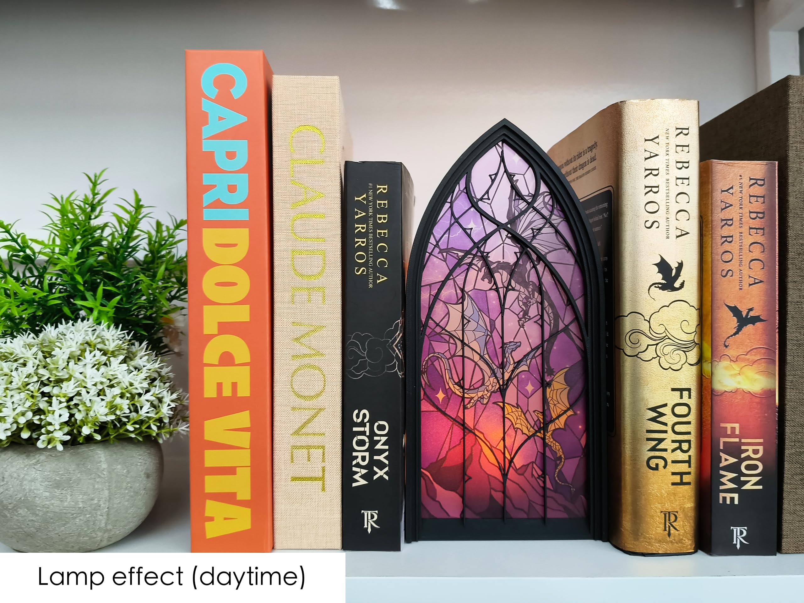 Amazon.com: TwoDays Dragon Wing Inspired Book Nook – Romantasy