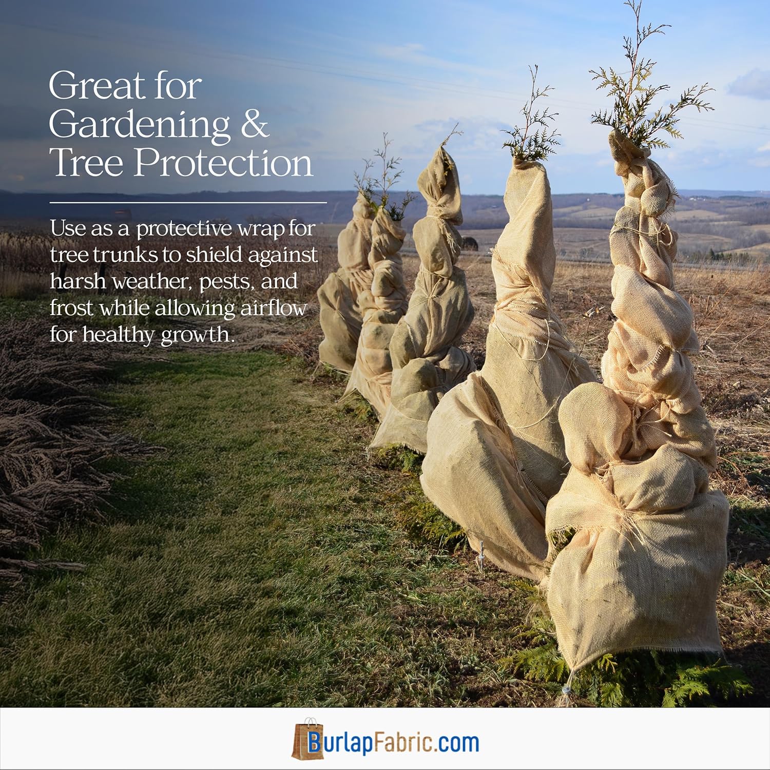 Burlap Jute Fabric by The Yard Natural Burlap Roll, 24 Inch Wide x 100 Yards, 10 Ounce – Eco-Friendly Material for Rustic Decor, Gardening, Table Runners, Crafts, and Weddings - Made in USA