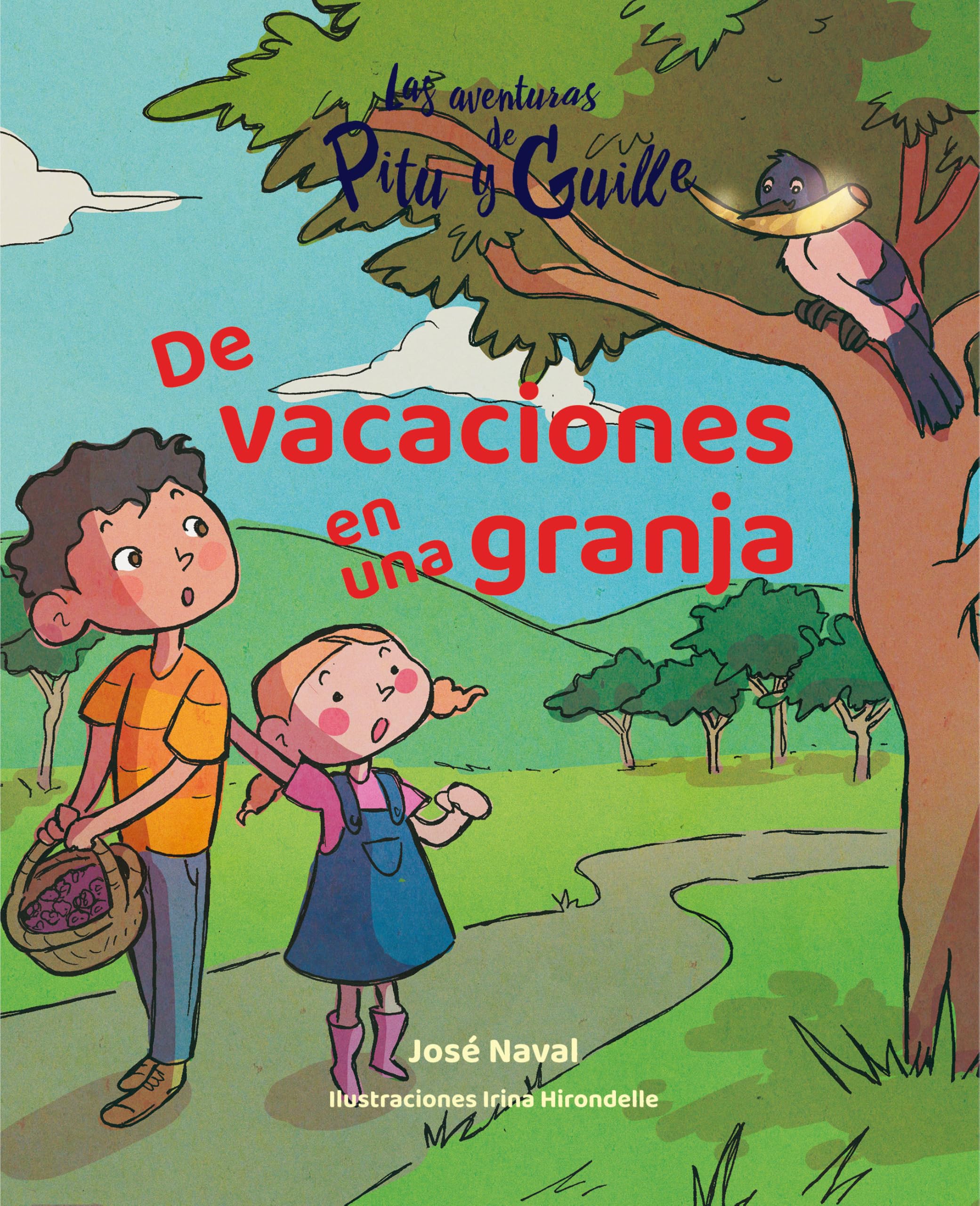De vacaciones en una granja: Colección de cuentos infantiles para niños que empiezan a leer solos (Las Aventuras de Pitu y Guille nº 7)