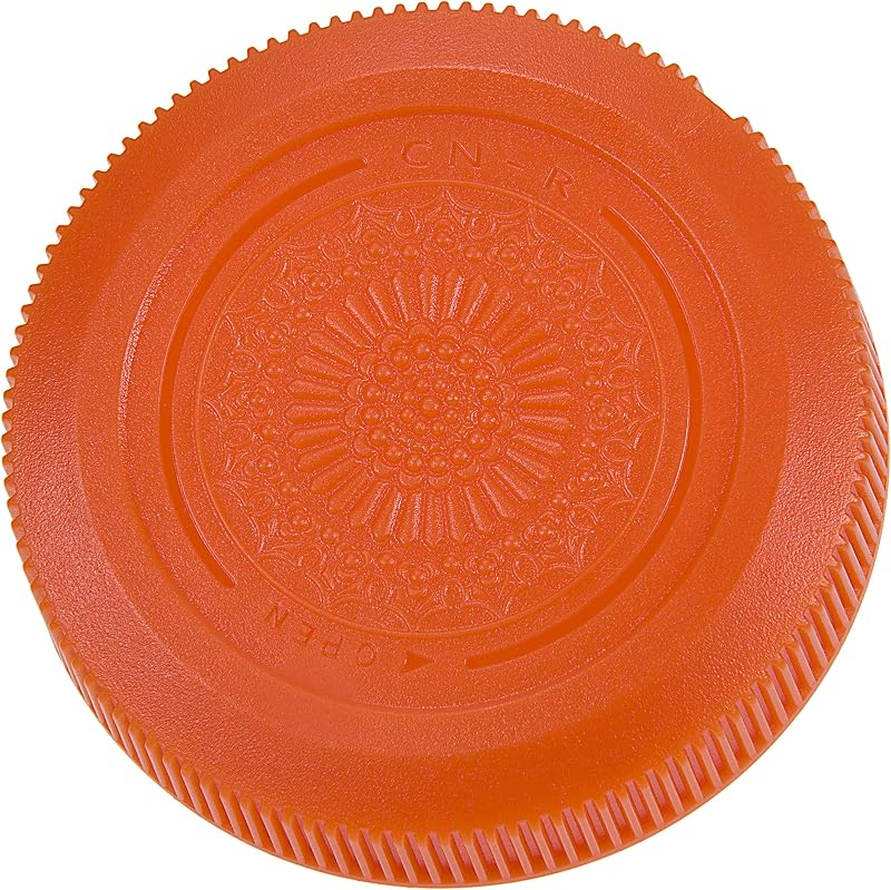 Designer Orange Rear Lens Cap for Canon RF Lenses - Compatible with Canon RF Mount Lenses and Adapter Mounts (Replaces Canon 2962C001 Dust Lens Cap RF) - Plastic