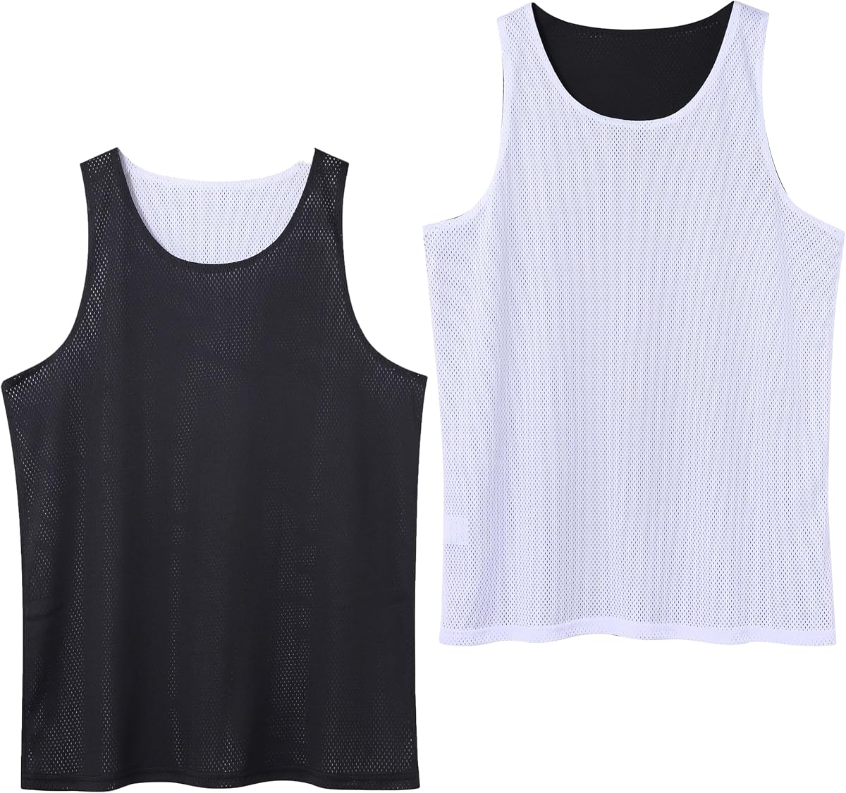Men's Reversible Basketball Jersey Blank Mesh Jersey Team Basketball Uniforms Sport Shirts S-XXL