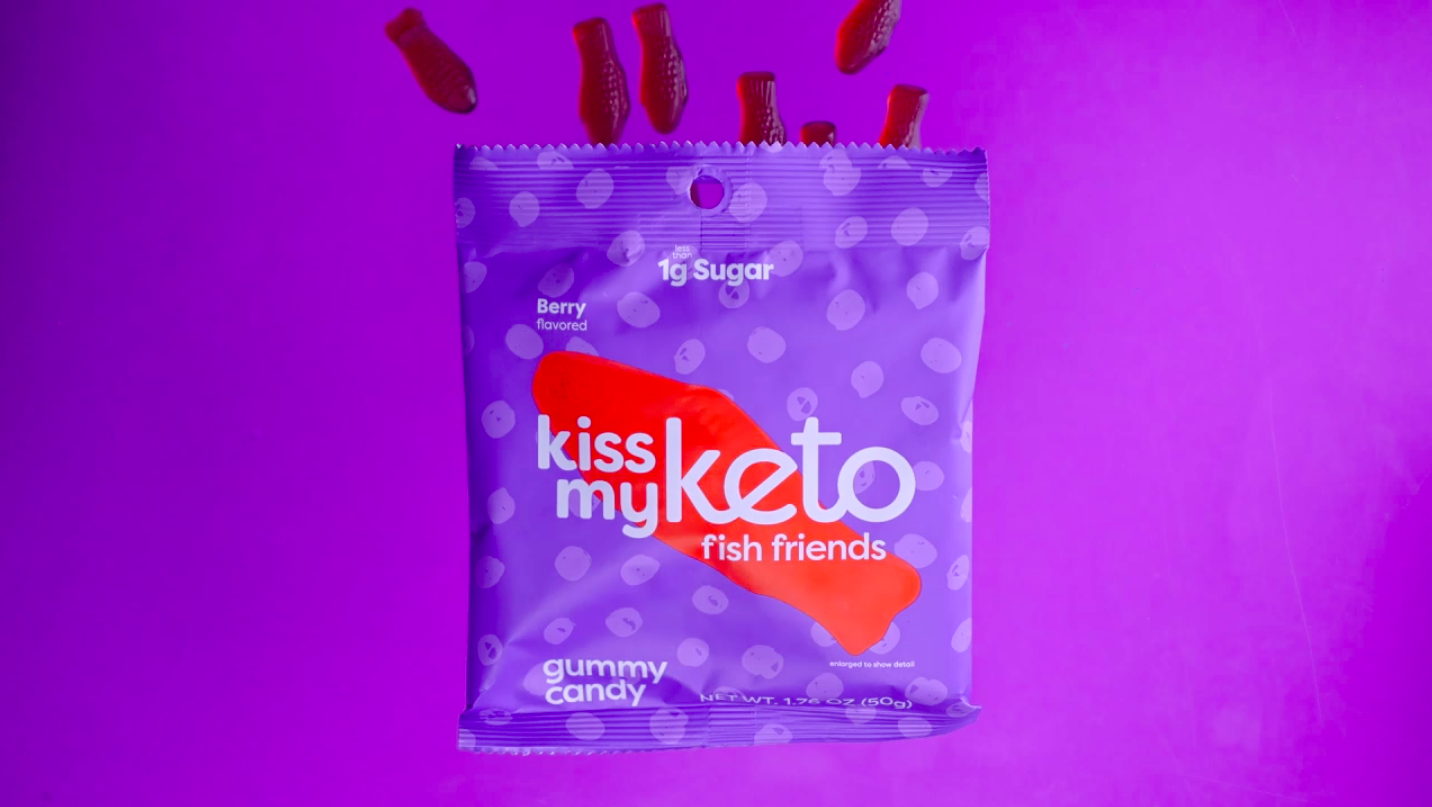 Amazon.com : Kiss My Keto Sugar Free Gummies, Gummy Fish 6-Pack