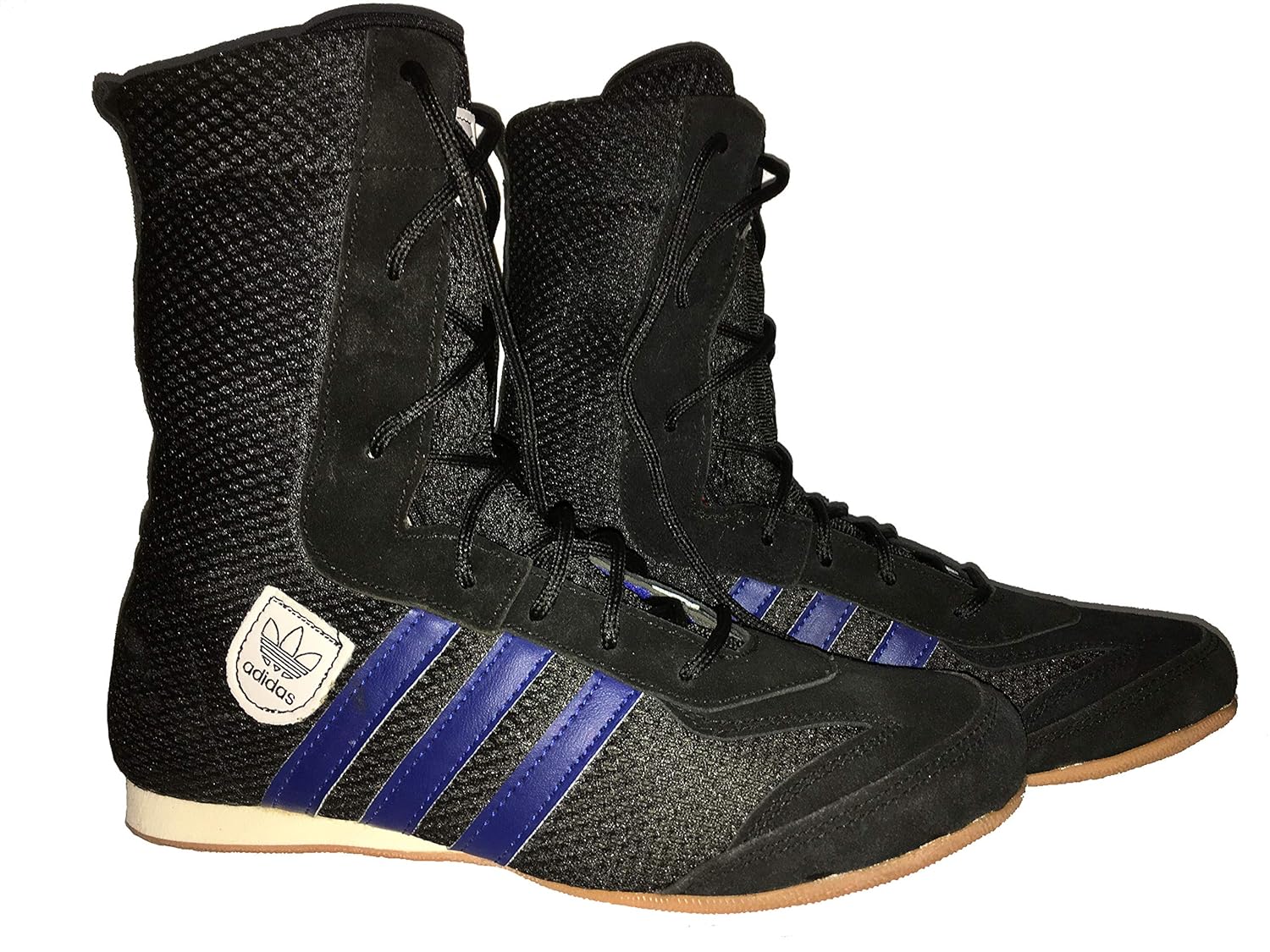 ASCT Boxing & Wrestling Ring Shoes for Men (Black & Blue) Amazon.in