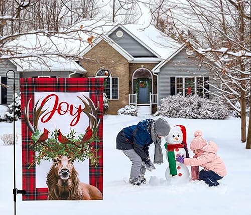 Miniatura 6 de Banderas de jardín de temporada de doble cara, banderas de patio hechas de poliéster 100D, 12 banderas de diseño festivo para todas las estaciones,