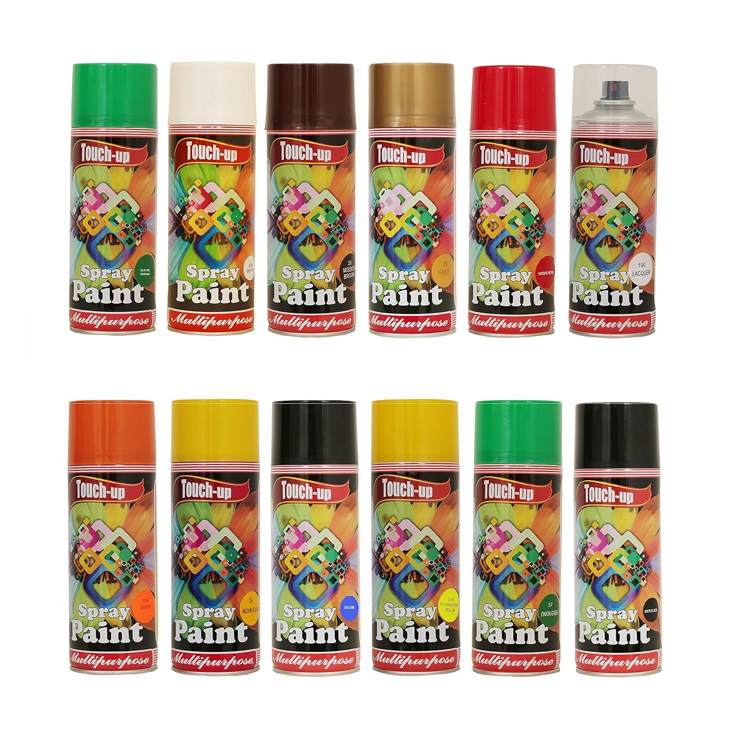 Touchup Aerosol Spray Paint ReadytoUse Car Bike Spray Painting Home