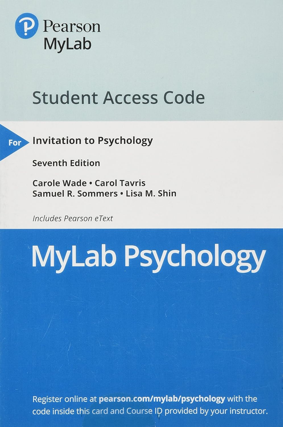 MyLab Psychology with Pearson eText Standalone Access