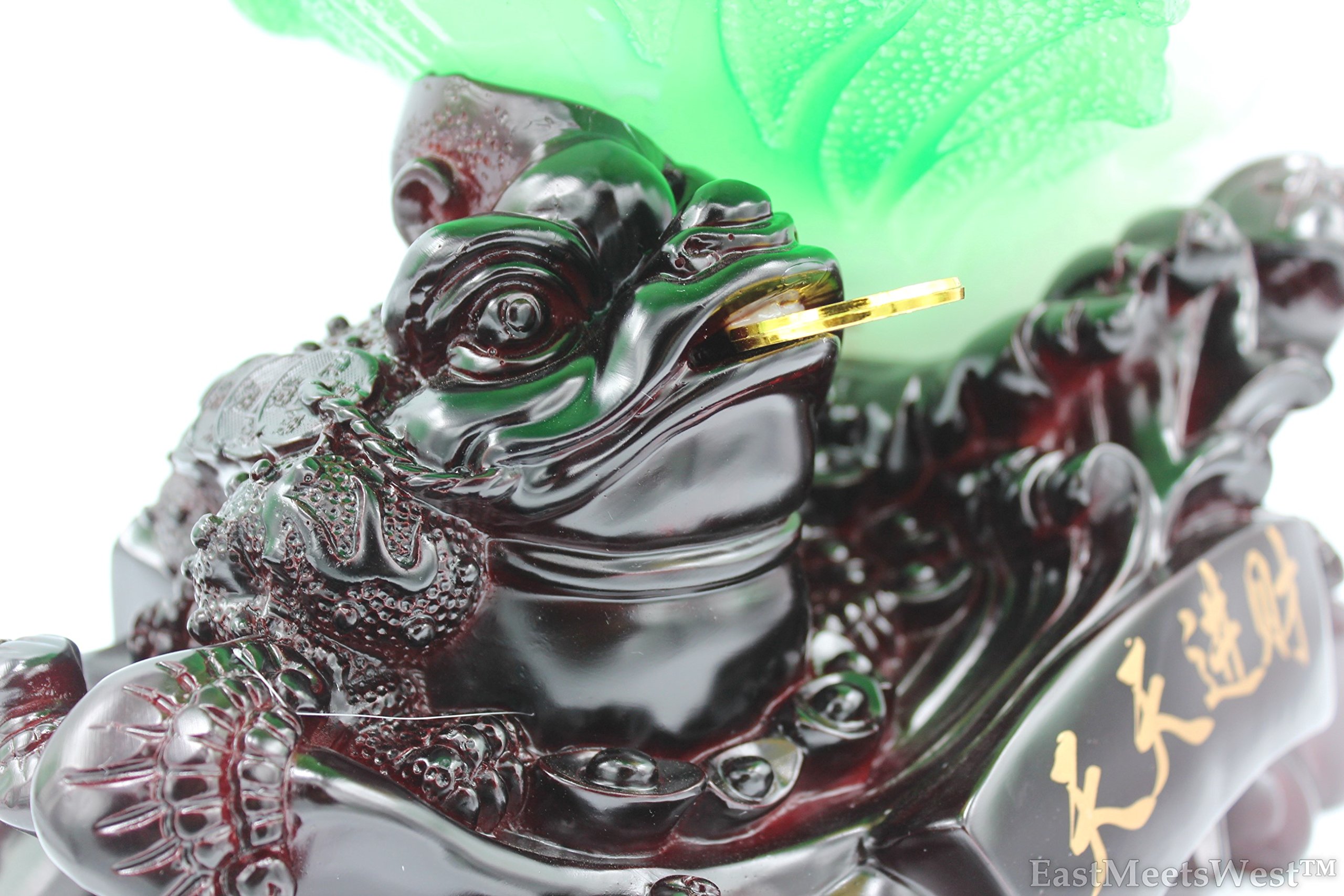 工芸品 Pixiu w/ Bok Choy & Money Frog Carving Amazon.com: Exquisite Chinese Jadeite Pak Choy for Good Luck on