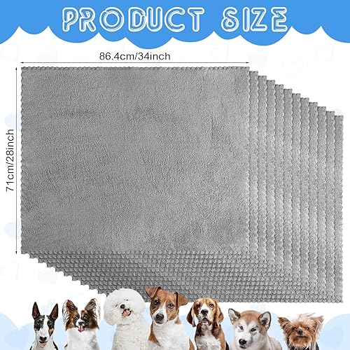 Miniatura 8 de Thyle 12 almohadillas lavables para orina reutilizables para entrenamiento de perros, almohadillas impermeables para cachorros a granel,