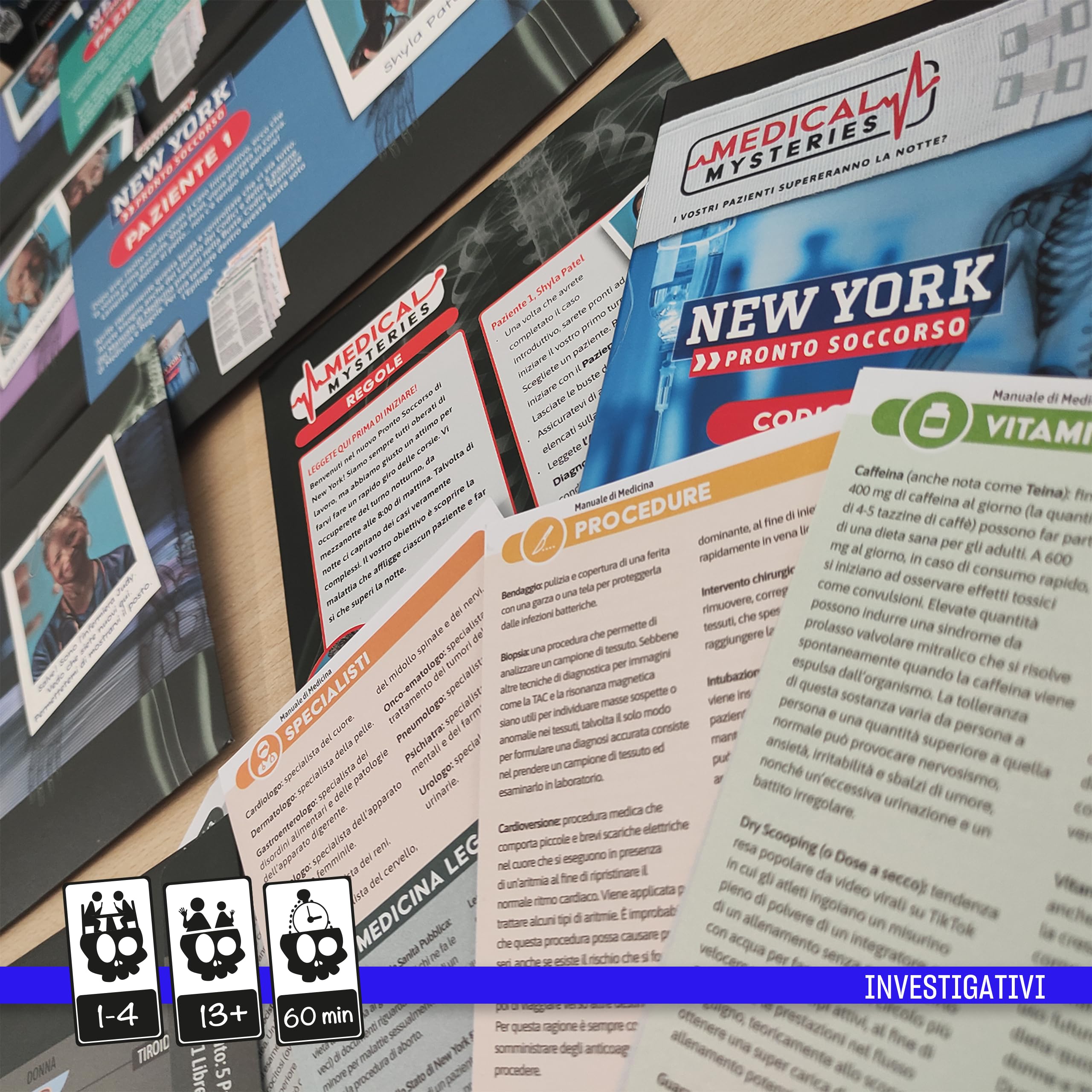 Cranio Creations - Medical Mysteries New York, Premiers Soins, Affrontez Les Mystères Médicaux et Sauvez La Vie Au Patient, Édition Italienne
