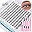 Natural Lash Clusters Kit DIY Lash Extension Kit Wispy Eyelash Extension Kit C-curly Individual Lashes Kit 9-12MM Short Eyelash Clusters with Lash Remover by Newcally