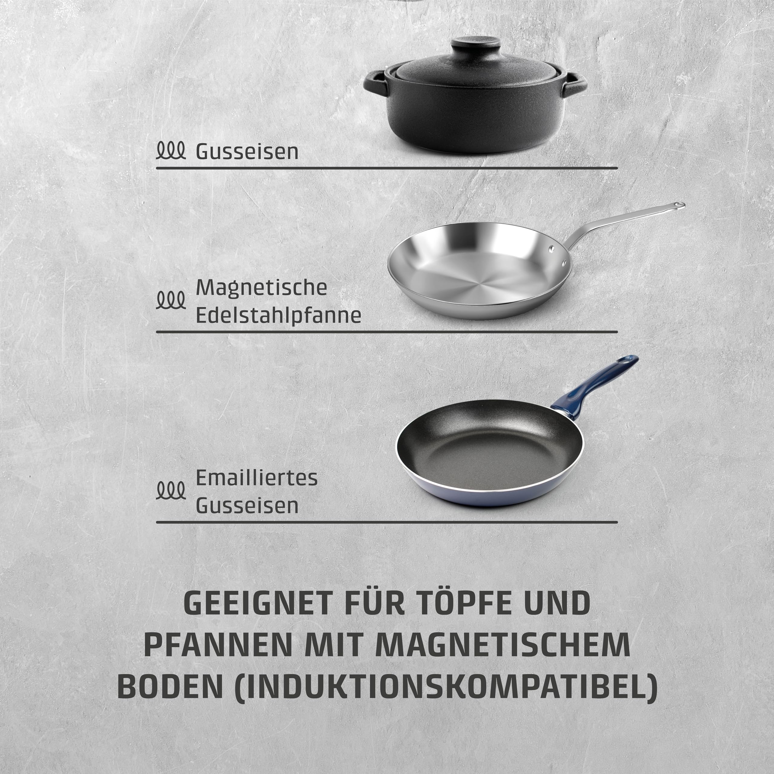 CASO ProSlim 2000 2000W Induktionskochplatte, 10 Temperaturstufen, Sensor-Touch, Timer