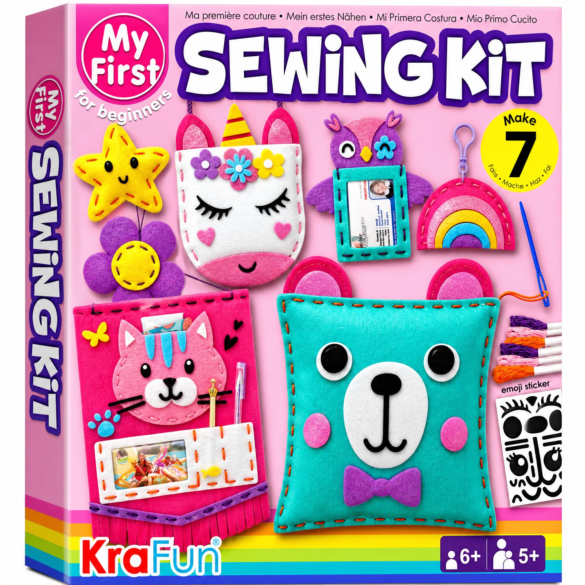 KRAFUN My First Sewing Kit