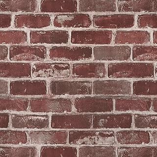 CAX Red Brick Wallpaper Peel and Stick Contac...,