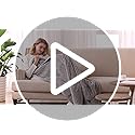 Westinghouse Heated Throw Blanket, Cozy Soft Flannel to Sherpa Electric Throw with 6 Heating Levels & 2-10 Hours Auto Shut Off, Fast Heating & ETL Certification, Machine Washable, 50x60 Inch, Beige