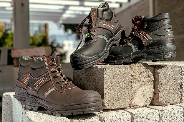 Calzado Industrial Comando advance 706 - Botas industriales para Trabajo  100% dieléctricas de piel con casco de protección de poliamida ligeras  cómodas y resistentes Botas para construcción de uso rudo con tecnología