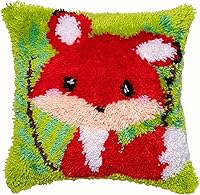 Vista 8 de Beyond Your Thoughts BZ747 - Juego de ganchos de pestillo de Navidad, lindo patrón de funda de almohada de Papá Noel, estampado de ganchillo