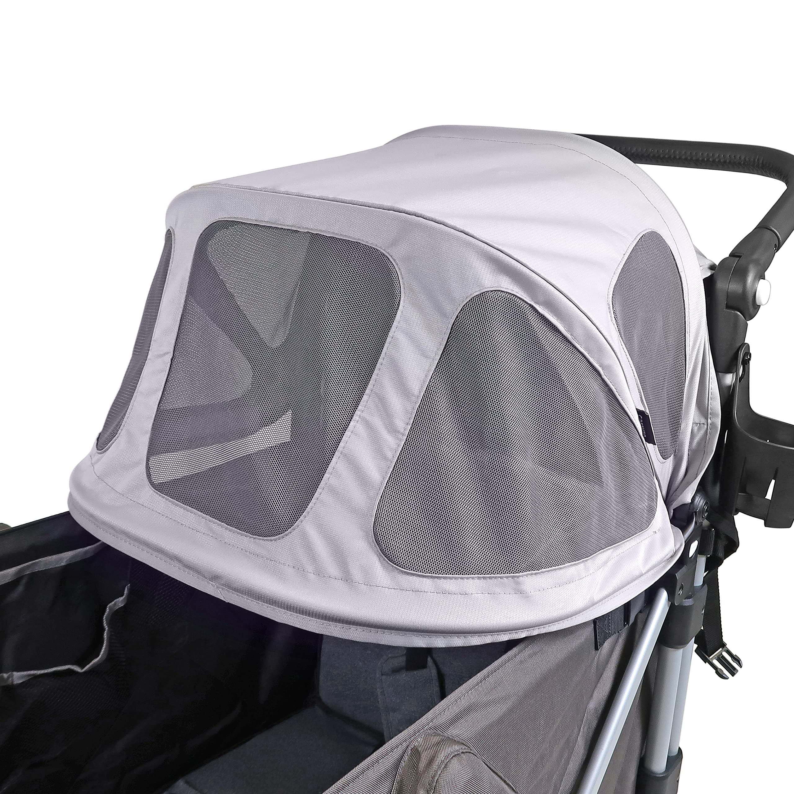 Larktale Caravan Stroller Wagon Canopy, Set of 2, Nightcliff Stone