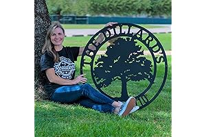 Realsteel Personalized Oak Tree Outdoor Decor