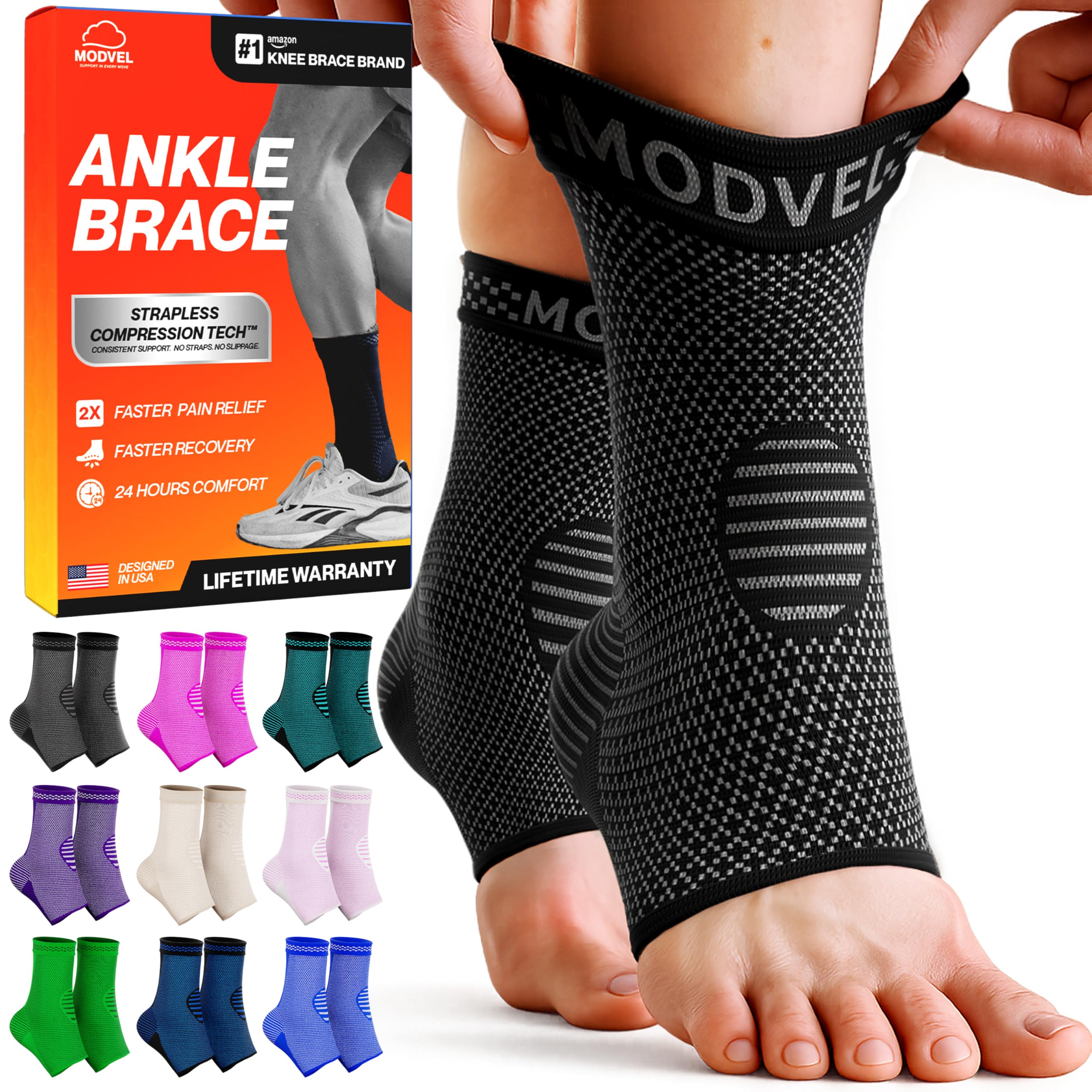 Modvel Ankle Brace Socks
