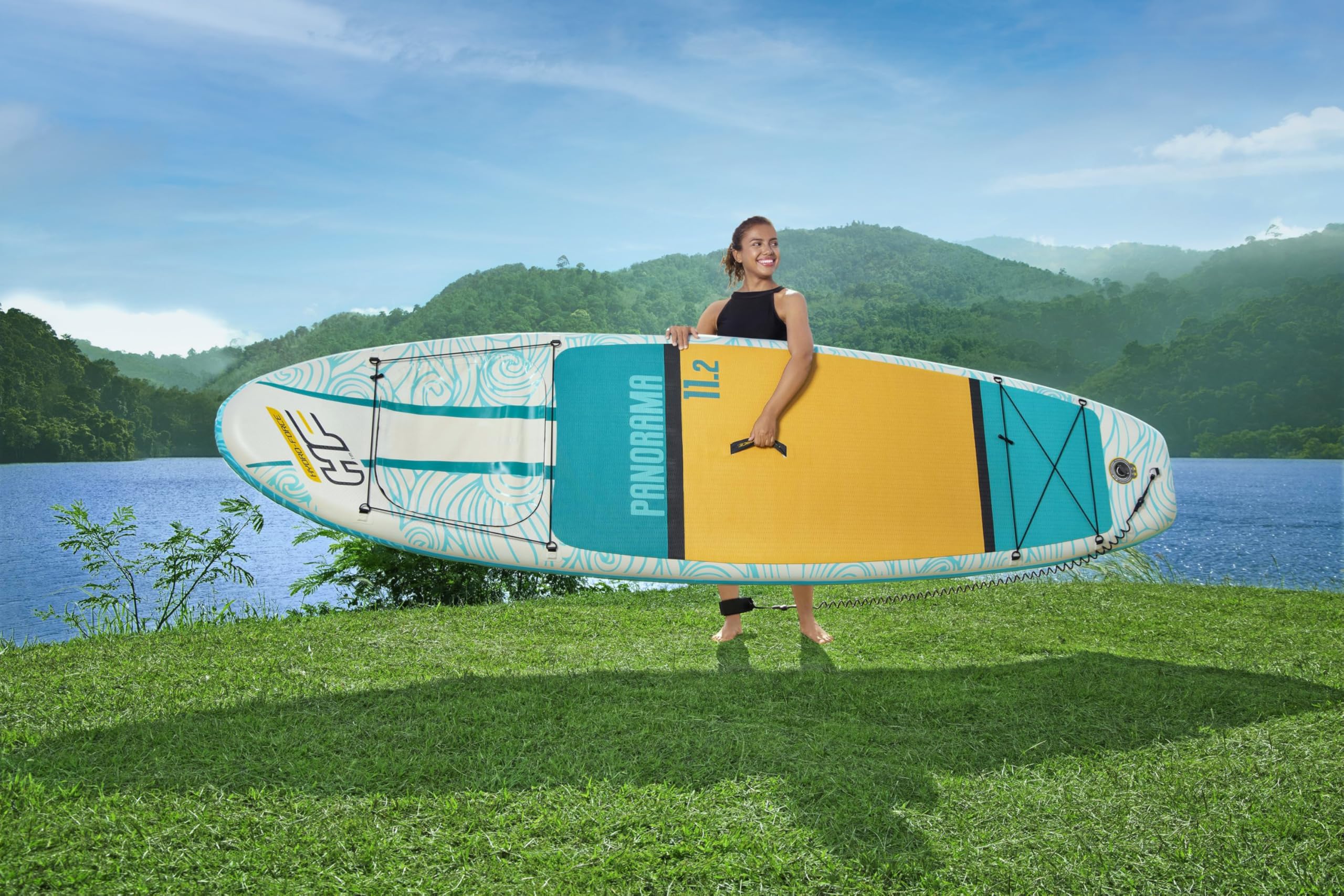 Bestway Hydro-Force - Hydro-Force 3,05 m x 84 cm x 12 cm Set da SUP Sea Breeze Unisex Adulto
