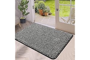 Indoor Doormat 32"x48" Large Size Front Door Mat Non Slip Rubber Backing...