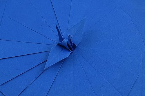 Miniatura 105 de Papel de origami naranja Origami de 6 x 6 pulgadas, 100 hojas de papel cuadrado de doble cara, papel de color, papel de color, cartulina ligera