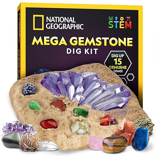 NATIONAL GEOGRAPHIC Mega Gemstone Dig Kit