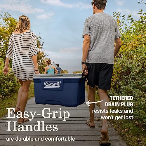 Miniatura 3 de Coleman Classic Series - Hielera portátil con aislamiento, resistente a fugas para exteriores, mantiene el hielo hasta 5 días, 5270120150 cuartos