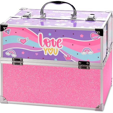 Martinelia - Mega maletín de maquillaje infantil con purpurina, colección  Super Girl : Amazon.es: Juguetes y juegos