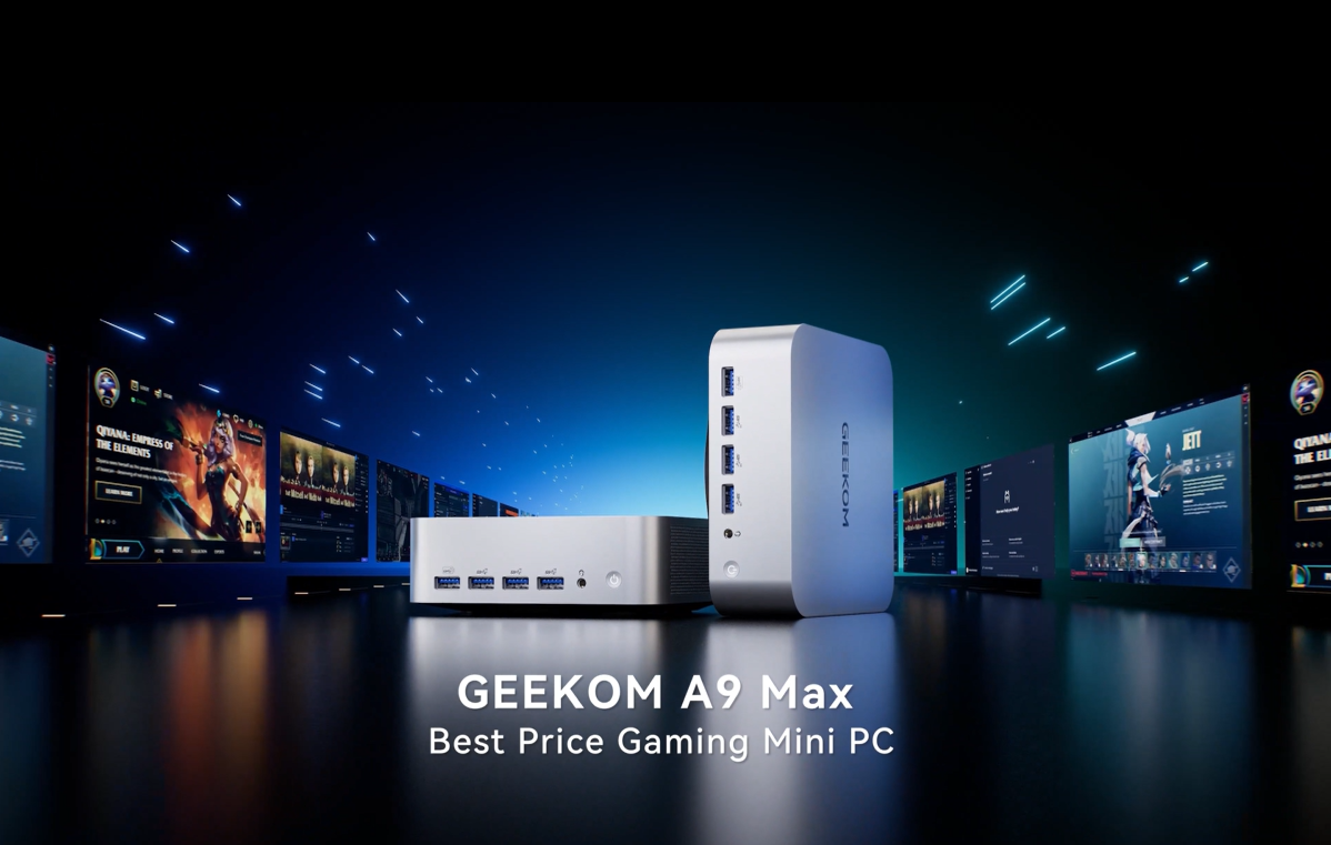 Amazon.com: GEEKOM A9 Max AI Boost Mini PC,AMD Ryzen AI9 HX370