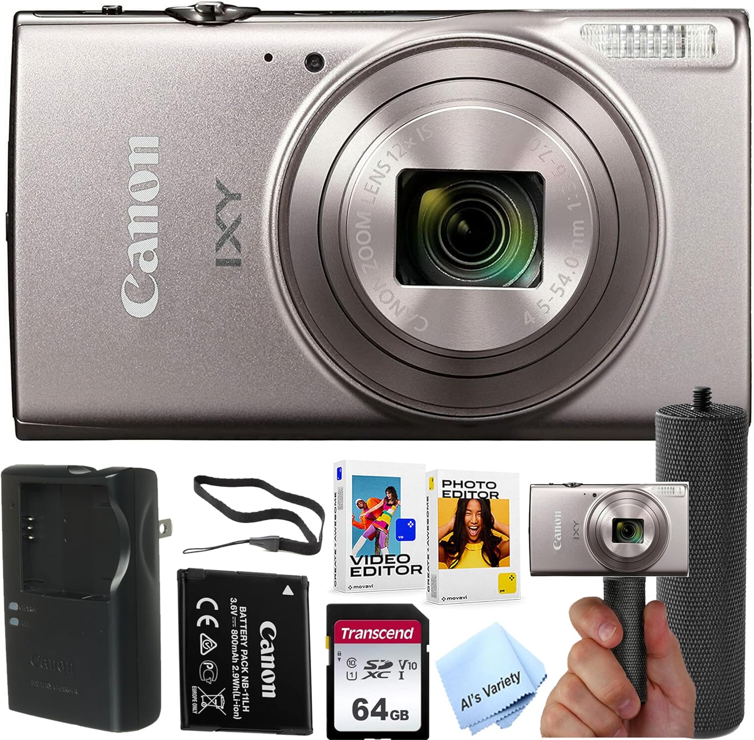 Canon PowerShot IXY 650 (ELPH 360) HS Digital Camera...