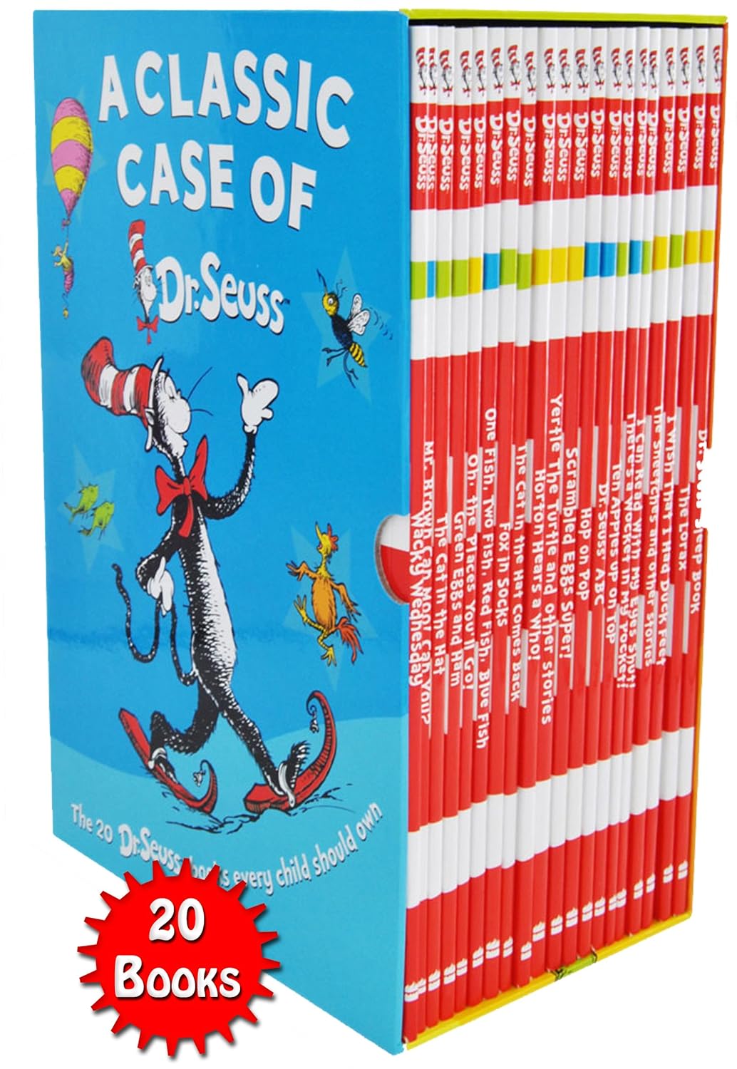 A Classic Case of Dr. Seuss 20 Books Box Set Pack Collection Includes ...