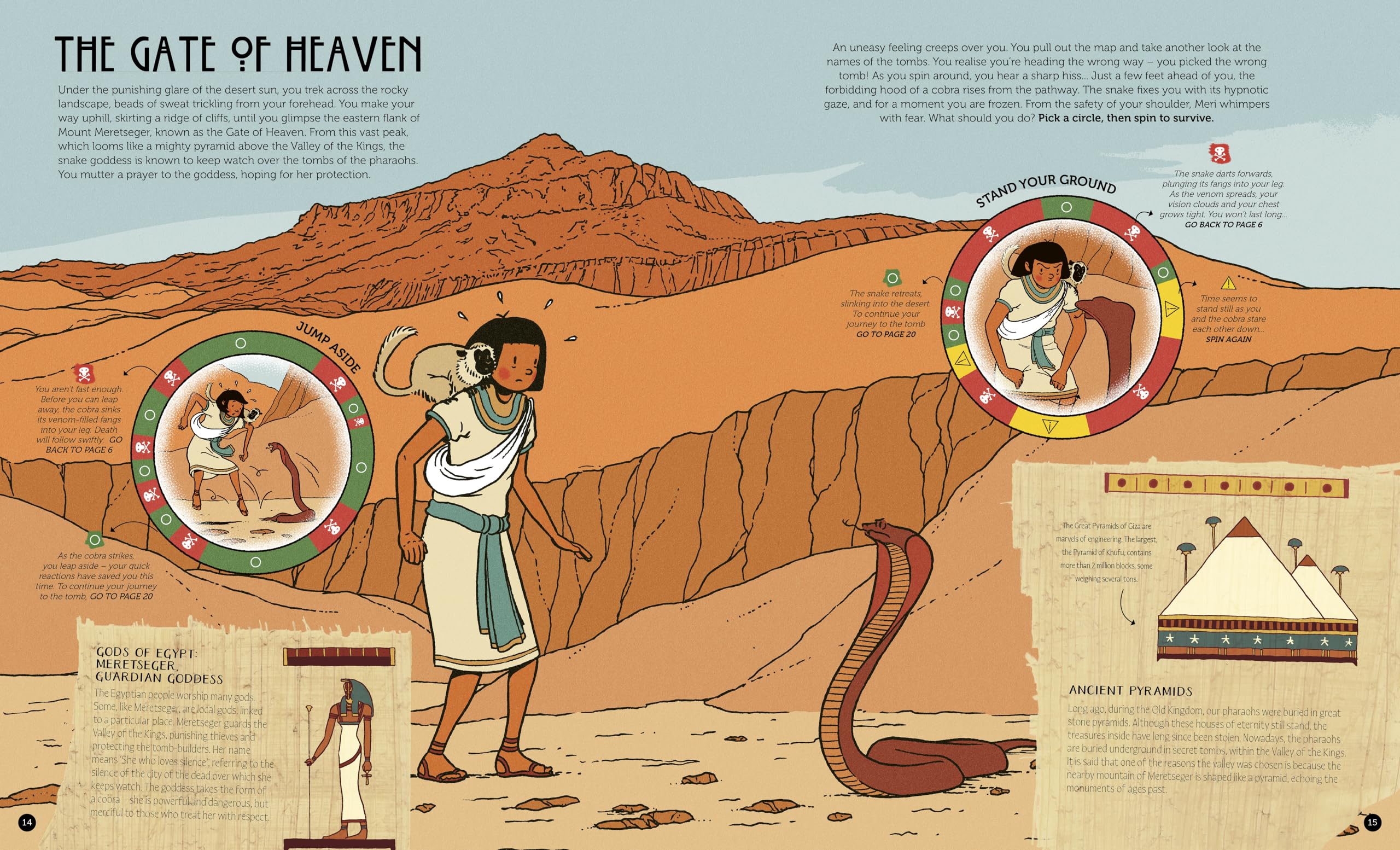 Spin to Survive: The Pharaoh's Curse: Decide Your Destiny with a Pop-Out Fortune Spinner (5)