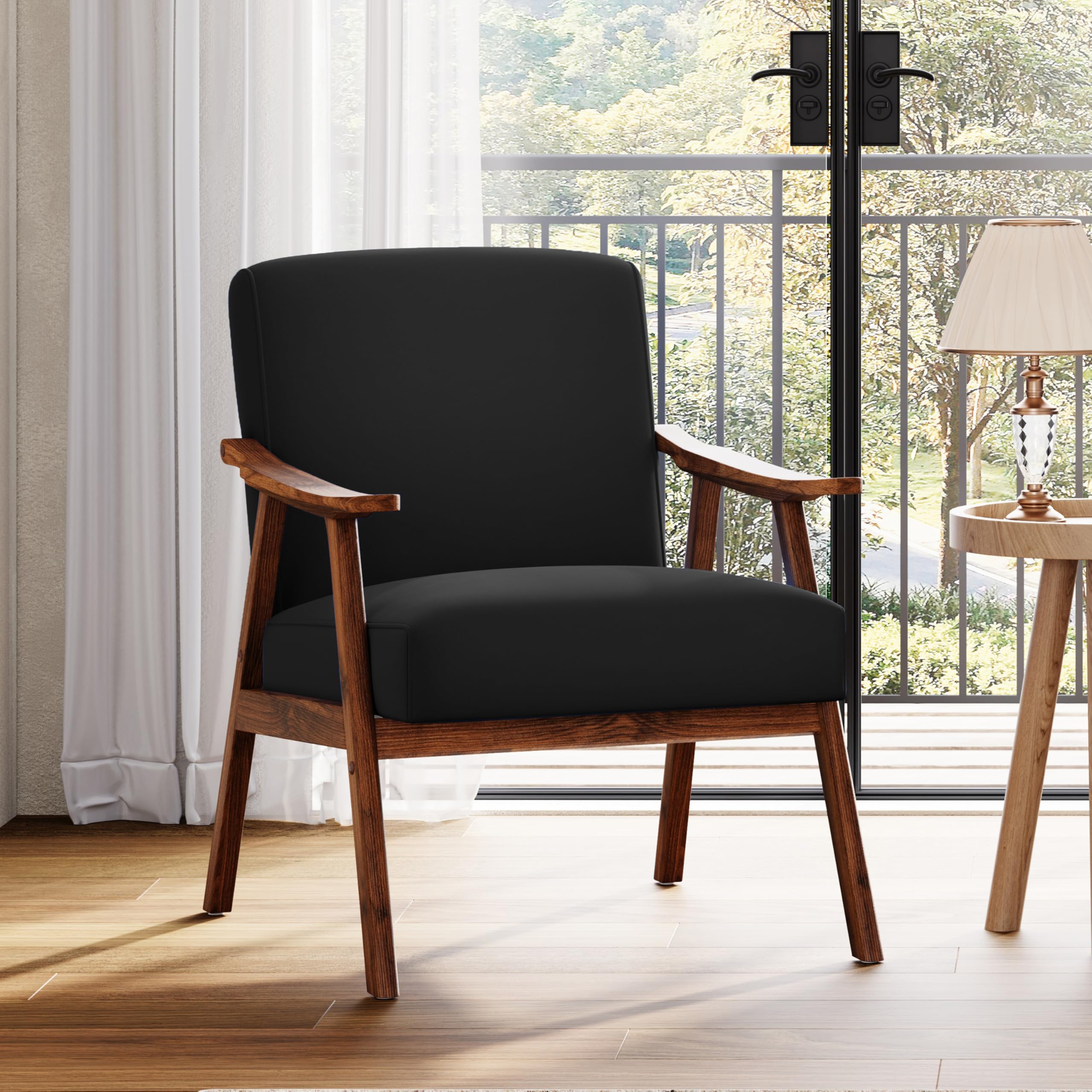 Mid Century Accent Chair Boho Farmhouse Accent Chairs For Living