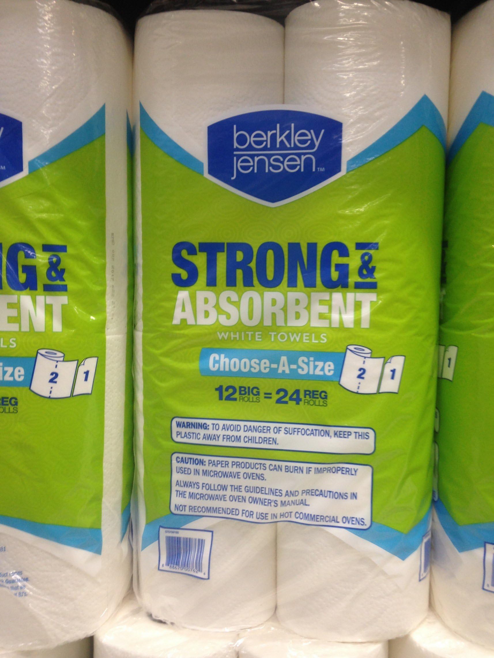 Berkley Jensen Ultra White Paper Towels, 12 pk. (pack of 2