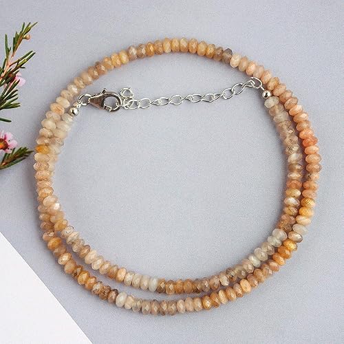 Miniatura 17 de OdrillionGems Natural Blue Sapphire Gemstones Beads Choker Necklace, 925 Sterling Silver, Chakra Healing Crystals, September Birthstones, Handmade