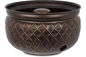 BIRDROCK HOME Large Water Hose Holder for 100ft Hoses