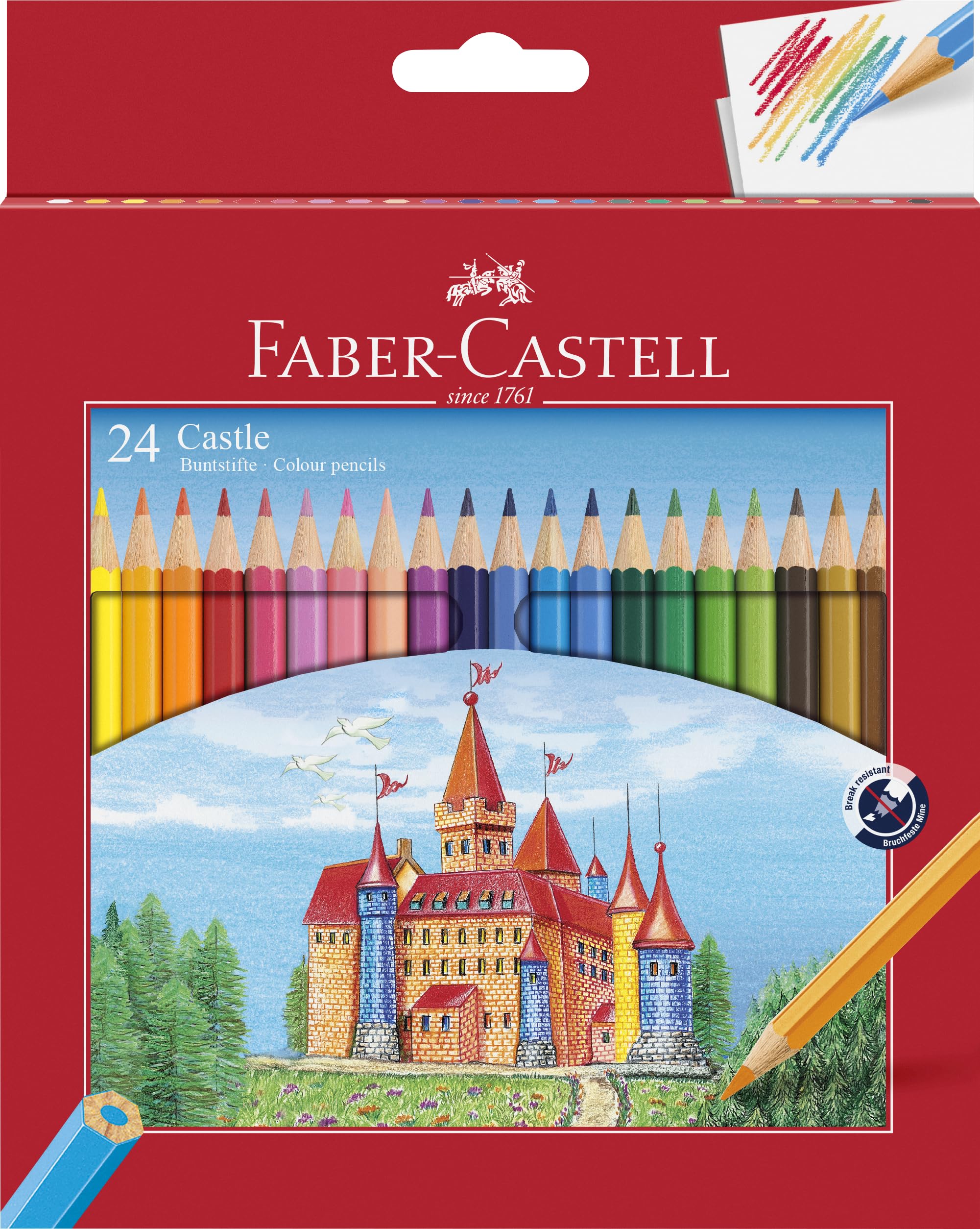 Faber-Castell Classic Colour Colouring Pencils Assorted Pack Of 24