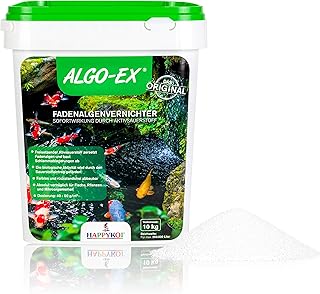 ALGO-EX® Fadenalgenvernichter 10 kg | Algenmittel Algo Ex Algen Vernichter mit Sofortwirkung durch Aktivsauerstoff, Algenbekämpfung Koi Teich Gartenteich Schwimmteich