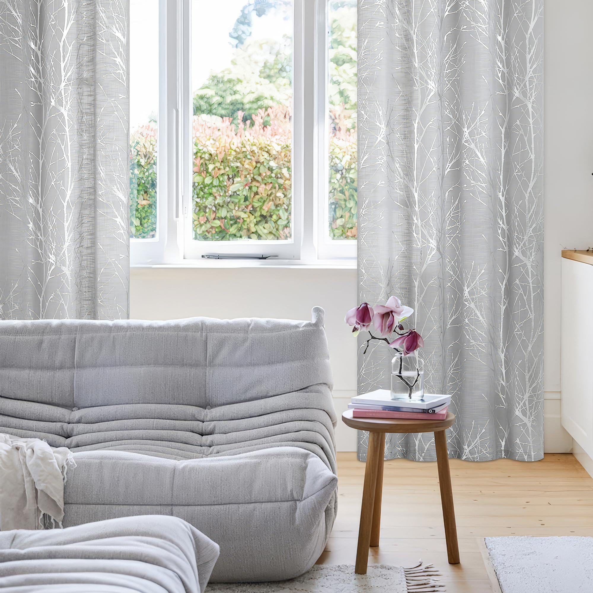 TIKRBMLB - Cortinas Opacas De Hojas De Arce Otoñales Para Dormitorio, Sala De Estar, Puesta De Sol