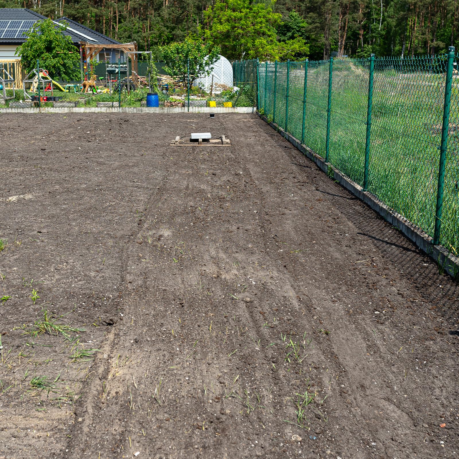 CCLIFE Hühnerzaun Geflügelnetz , Maschenweite 25 mm , Höhe 100 cm , Länge 25/50 m , PVC-Beschichtet Grün