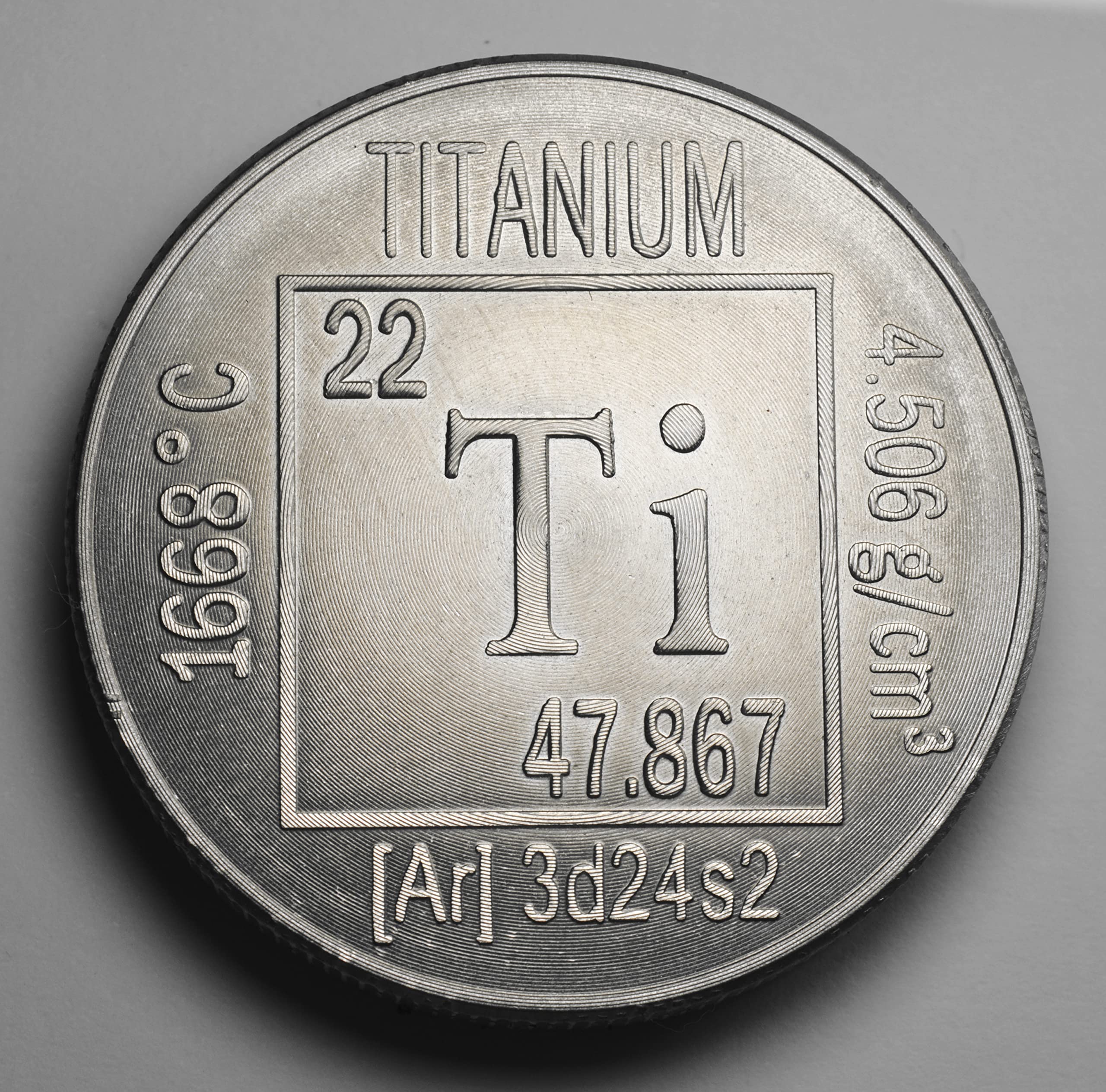 Titanium Single 1 Oz Titanium Round 1 Troy Ounce .999 Pure Titanium Round – RMS Titanic ...