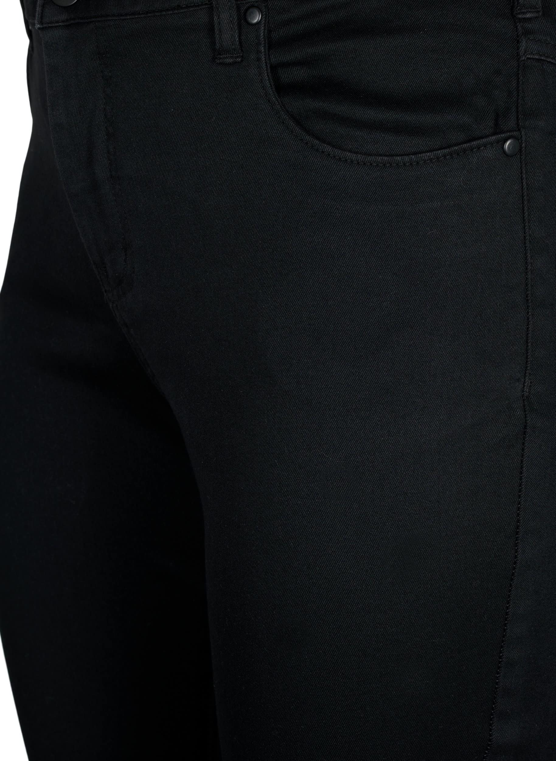 Zizzi Emily Jeans Damen Große Größen - Slim Fit Damenjeans mit Normaler Taillenhöhe/Mid Waist - Plus Size-Hose aus Baumwollmischung mit Stretch-Anteil