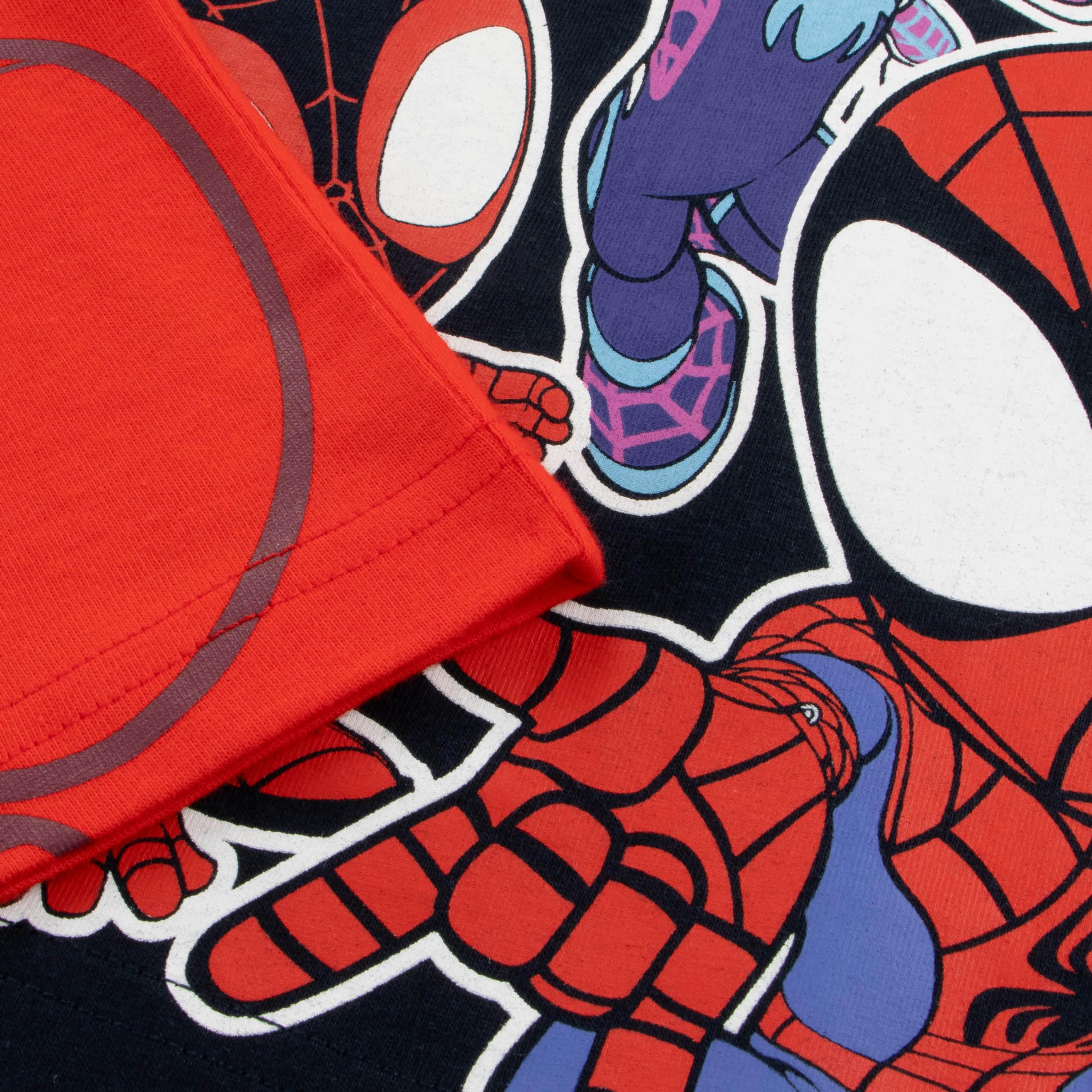 Marvel Spidey I Jego Superkumple, Zestaw 2 Koszulek Dla Chłopca Krótki Rękaw, Letnie T-shirty Dziecięce