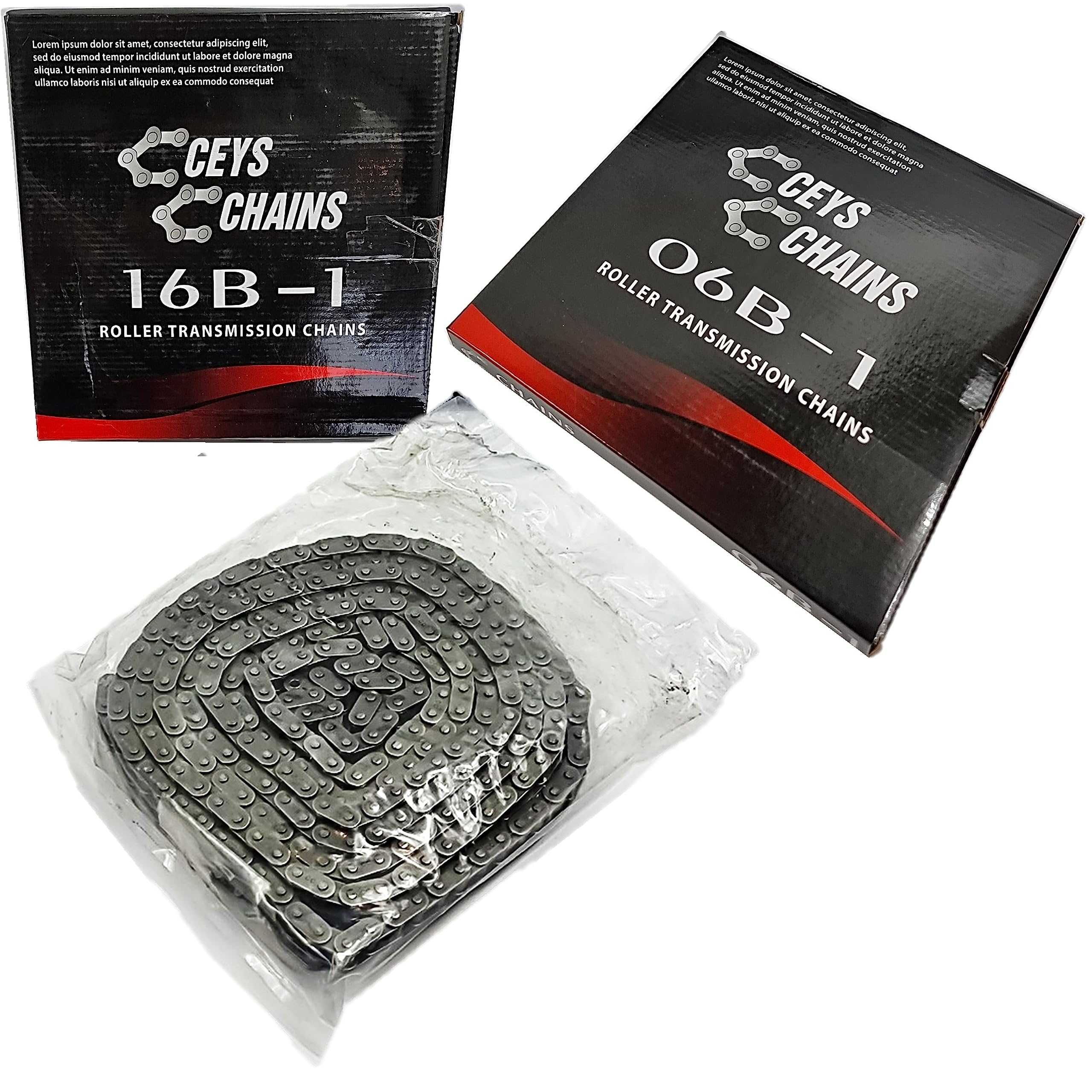 Ceys Chains Chaîne à rouleaux 06 B-1 (3/8 x 7/32'') 5 m DIN 8187
