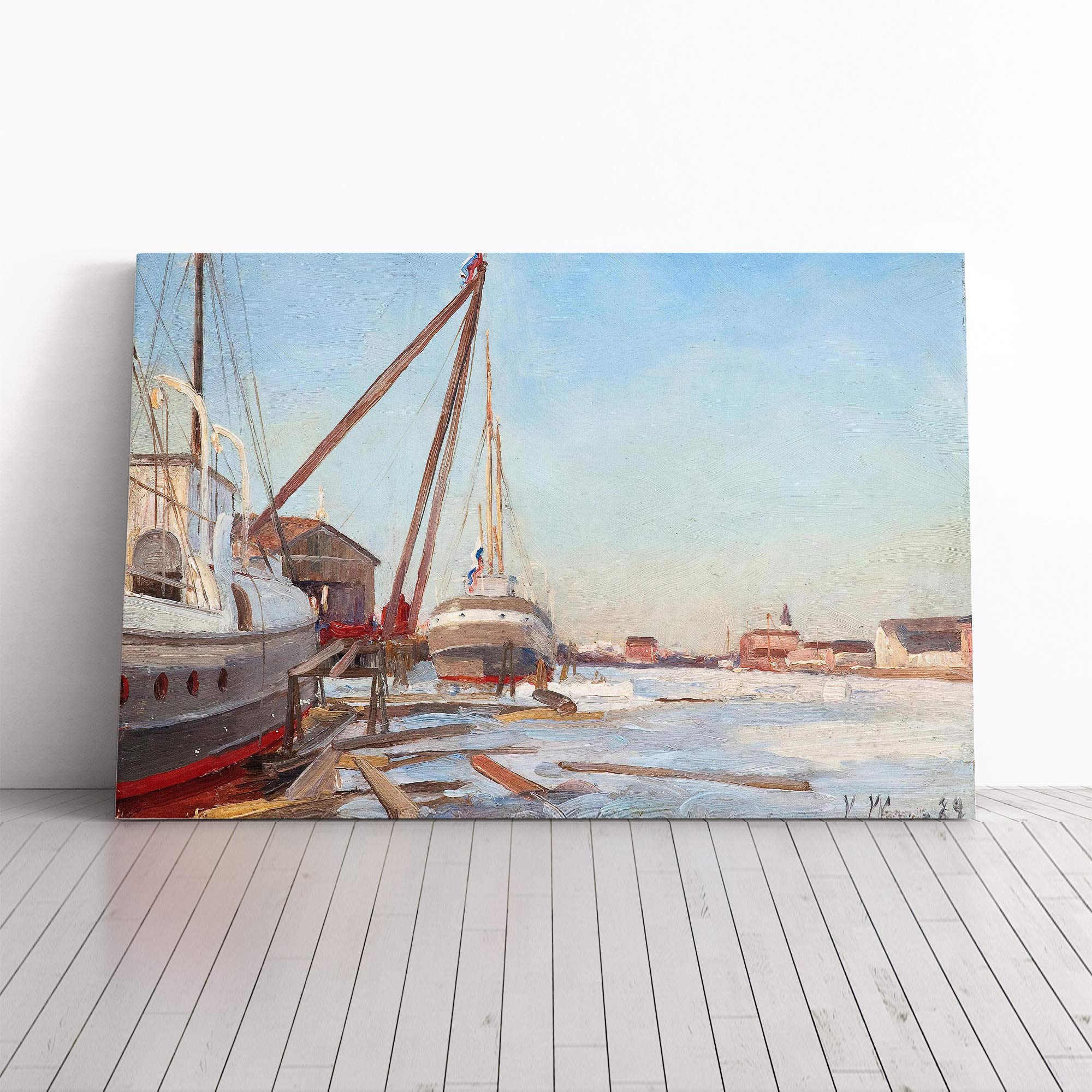 Victor Westerholm Talvine Canvas Print | Gallery Wrapped 30mm Frame Wall Art | 30x20 inches | Ready to Hang | Modern Picture | Living Room Bedroom Lounge Office