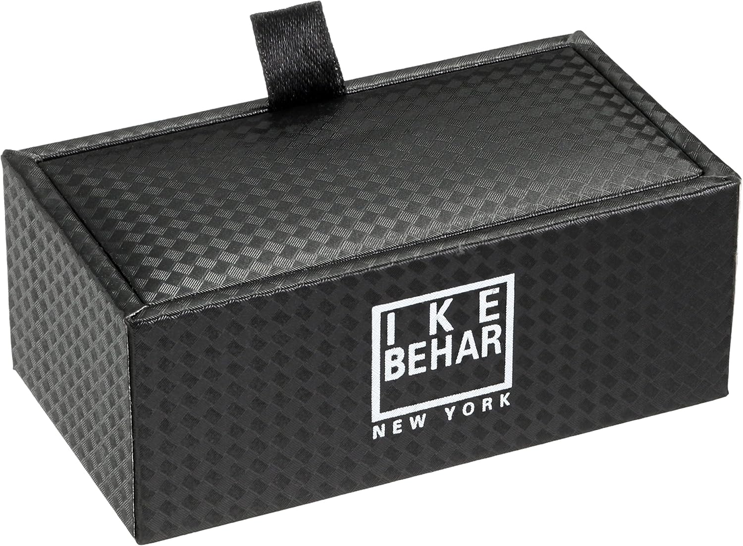 Ike Behar Men's Rhodium Plated Formal Stud Set, purple, One Size